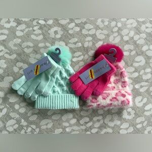 Madden girl winter hat & gloves sets
